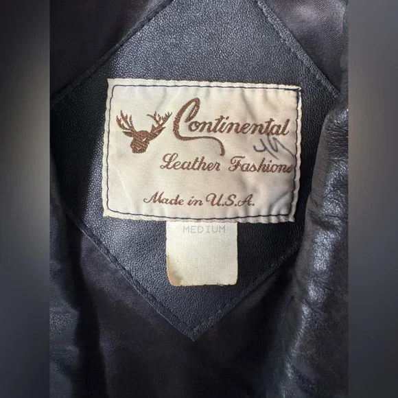 Continental Leather Fashions Leather Cowhide Fringe Jacket, Size Medium - Picture 11 of 14